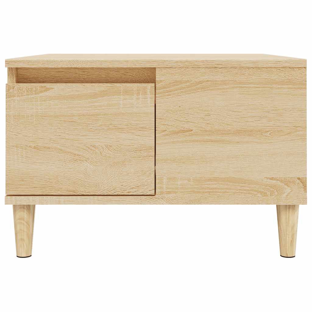 Coffee Table Sonoma Oak 55x55x36.5 cm Engineered Wood