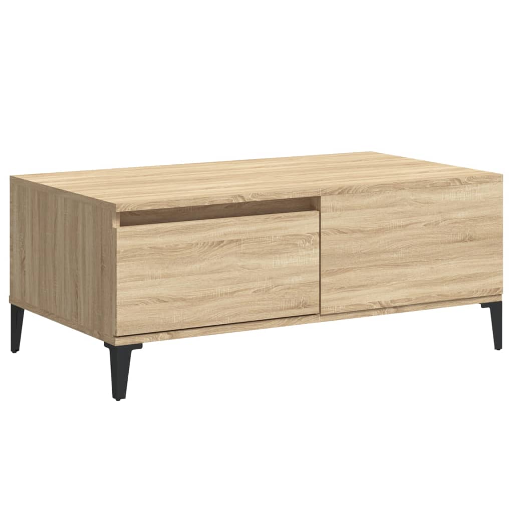 Coffee Table Sonoma Oak 90x50x36.5 cm Engineered Wood