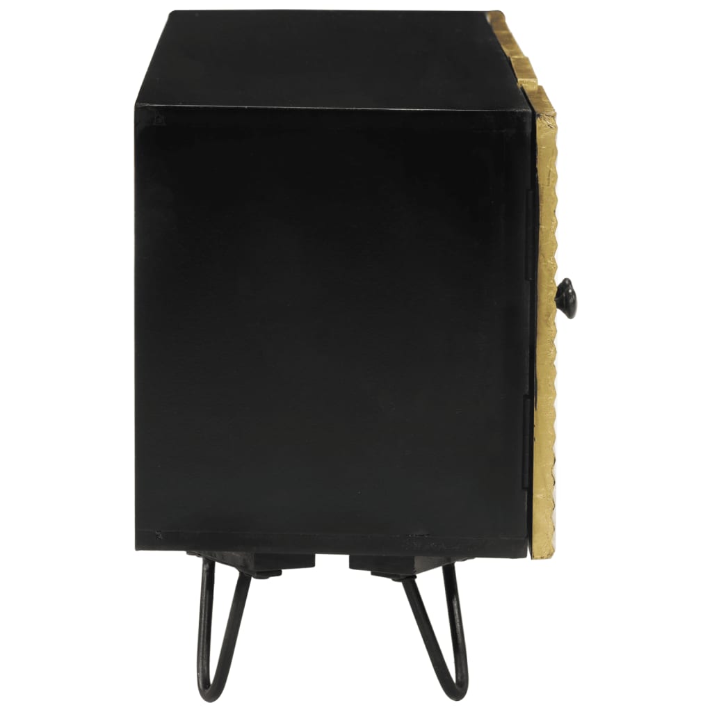 TV Cabinet 110x30x45 cm Solid Wood Mango