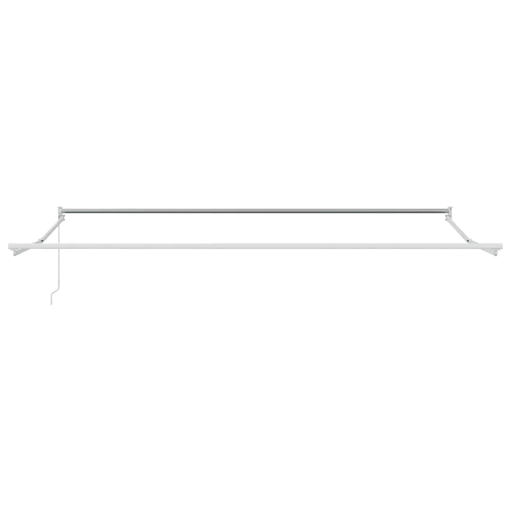 Awning Manual White 4 x 3 m Metal
