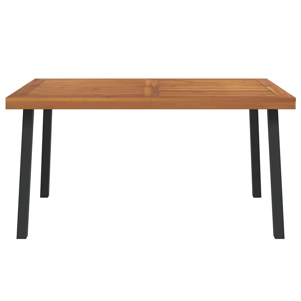 Garden Table 150x90x75 cm Solid Wood Acacia