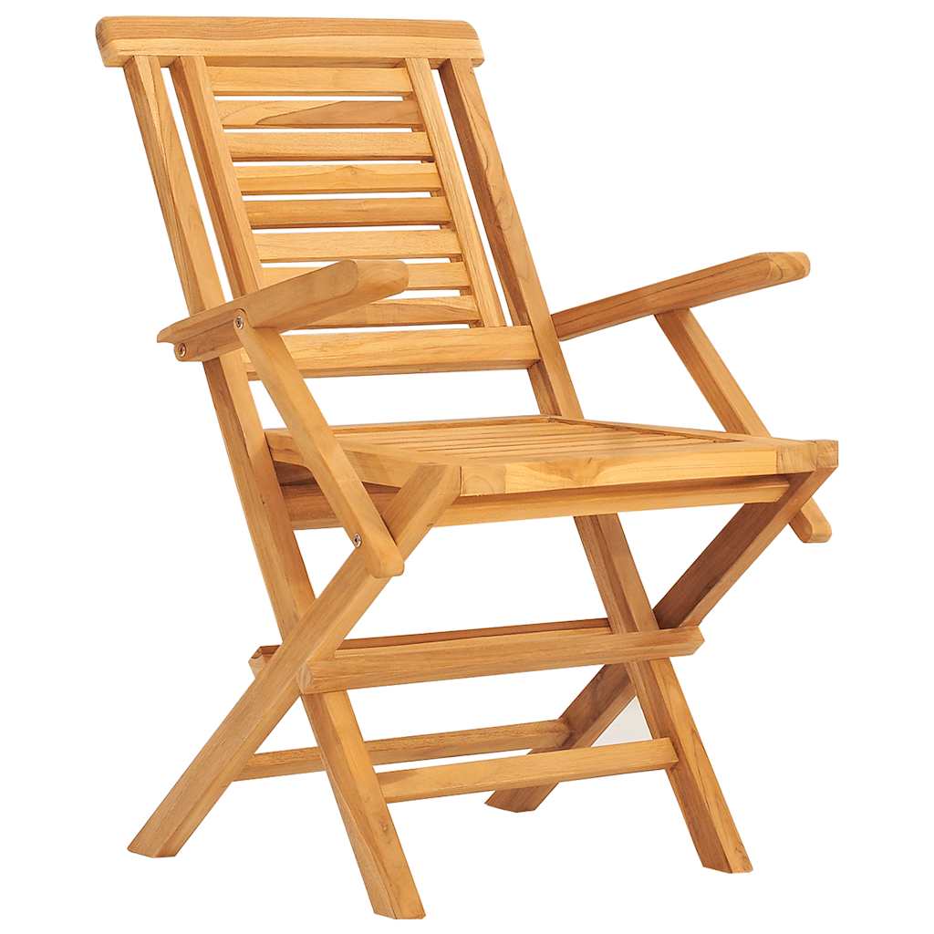 Folding Chairs 2 pcs 56x63x90 cm Solid Wood Teak