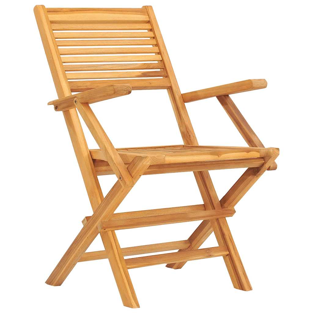 Folding Garden Chairs 2 pcs 55x62x90 cm Solid Wood Teak