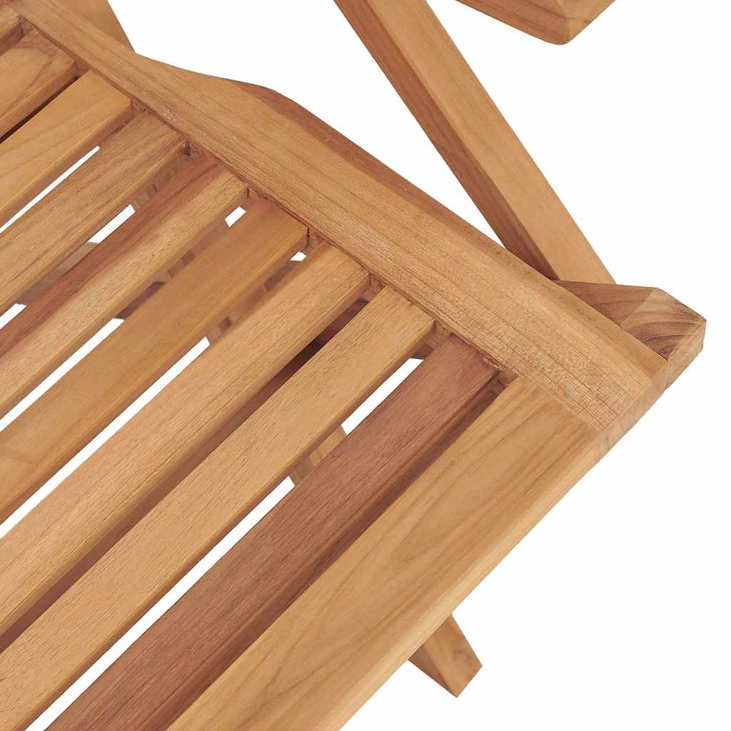 5 Piece Garden Dining Set Solid Wood Teak