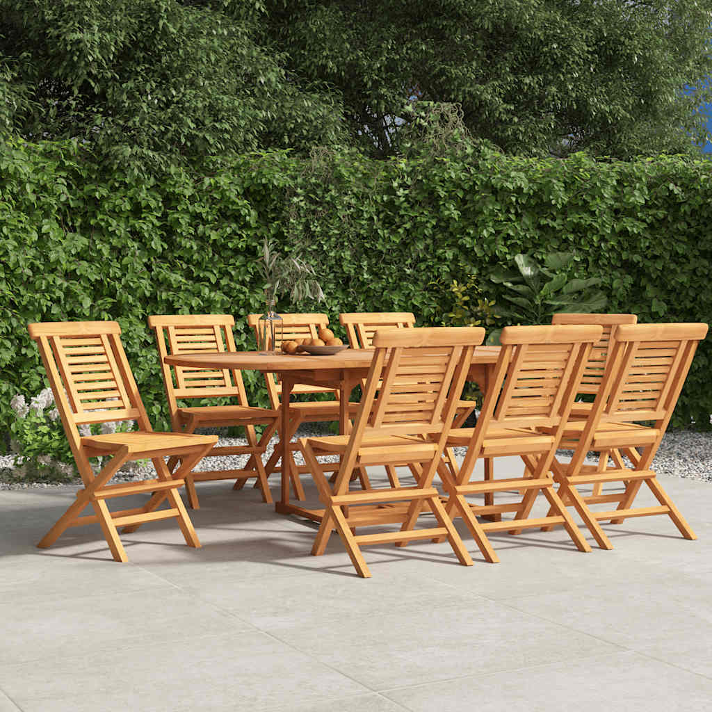 Folding Garden Chairs 8 pcs 47x63x90 cm Solid Wood Teak