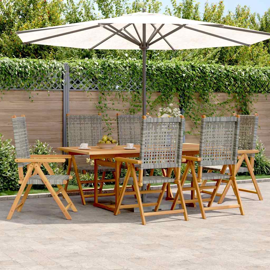 Folding Garden Chairs 6 pcs 47x47x89 cm Solid Wood Teak