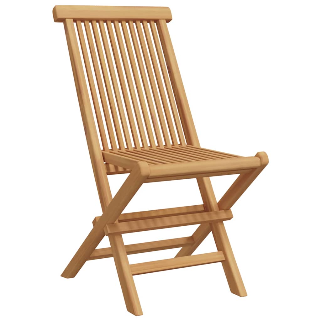 Garden Dining Set 7 pcs Brown Solid Teak wood