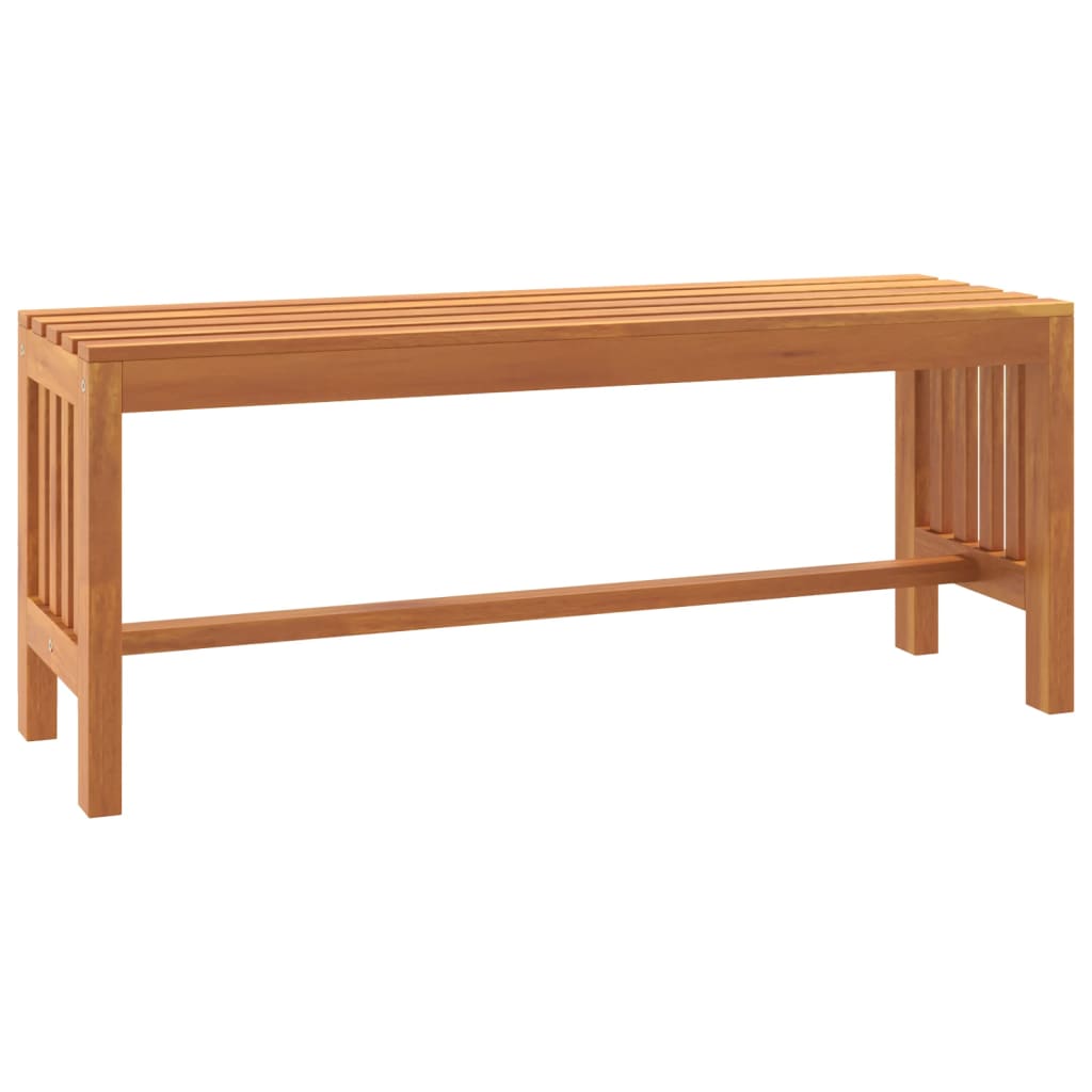 Garden Bench 110 cm Solid Wood Eucalyptus