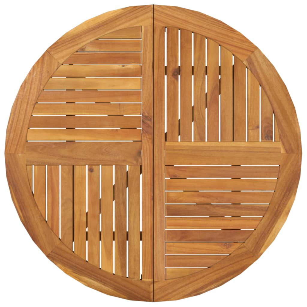 Garden Table ?85 cm Solid Wood Acacia