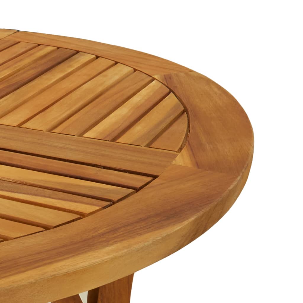 Garden Table ?85 cm Solid Wood Acacia
