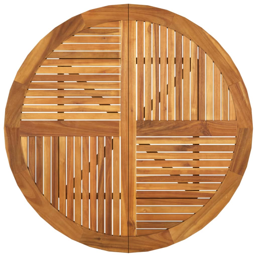 Garden Table ?110 cm Solid Wood Acacia