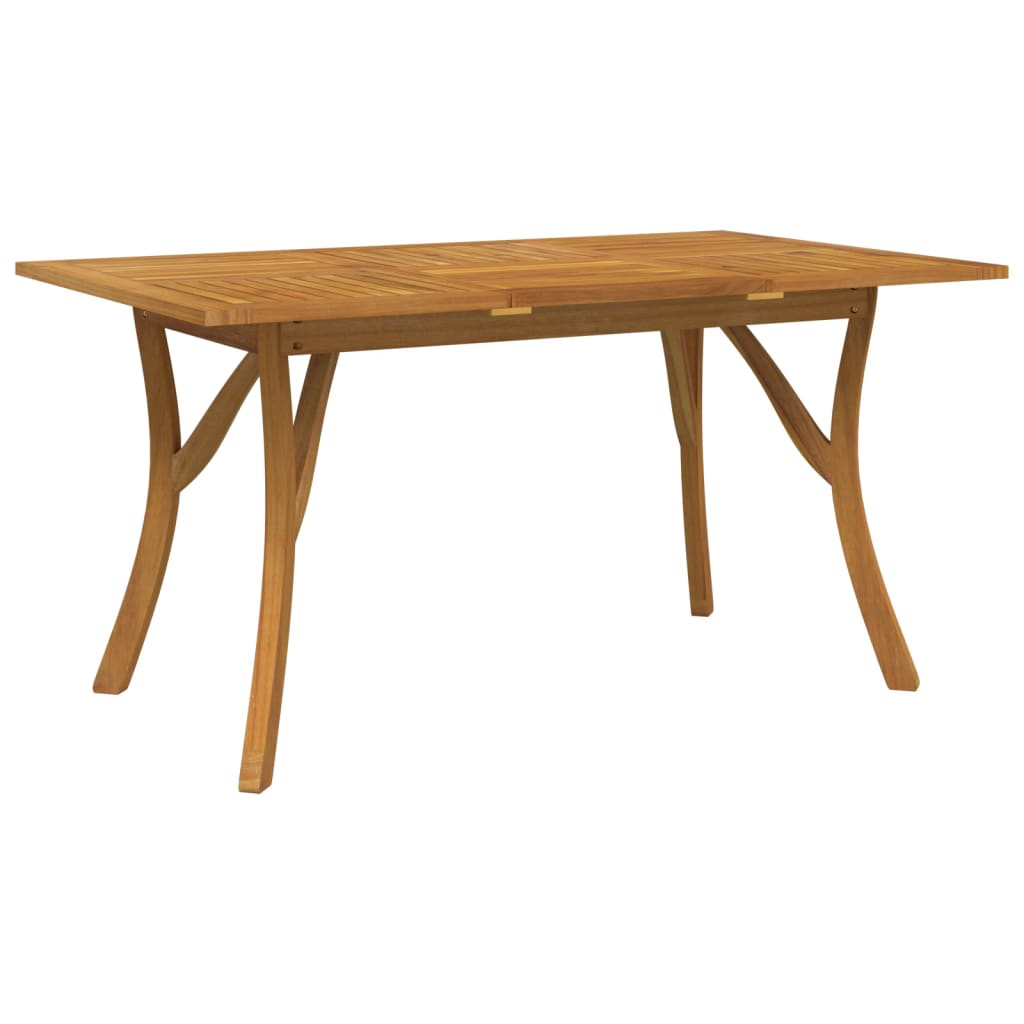 Garden Table 150x90x75 cm Solid Wood Acacia