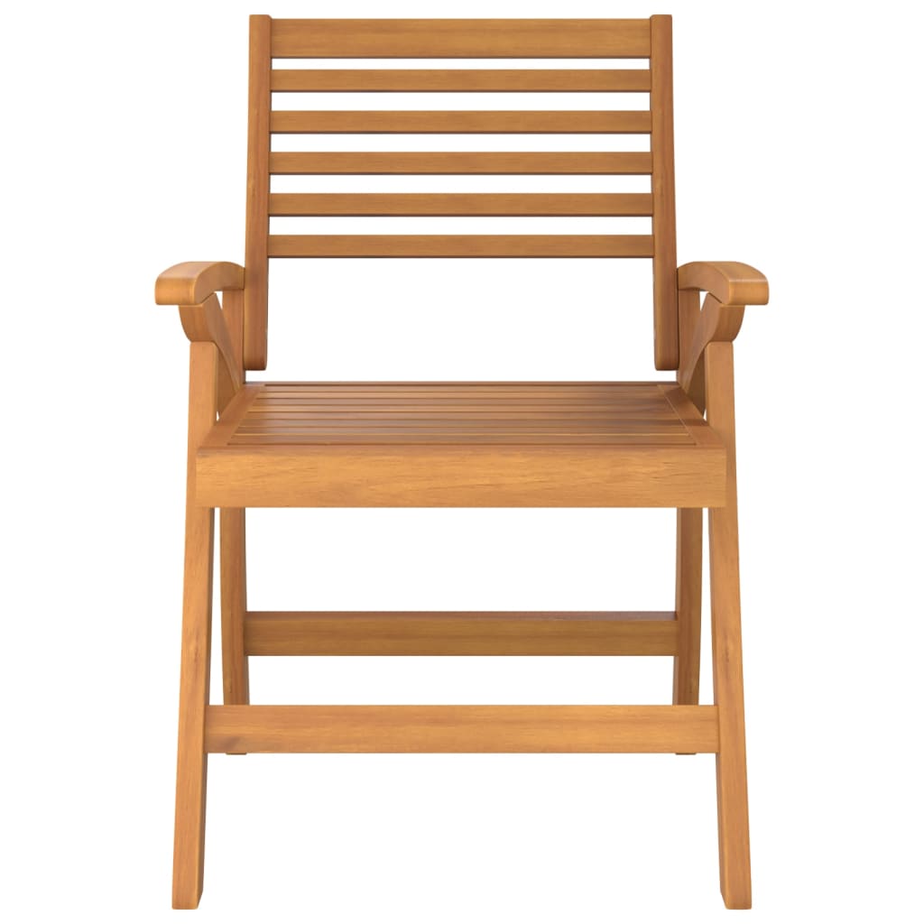 Garden Chairs 2 pcs 58x58x87 cm Solid Wood Acacia