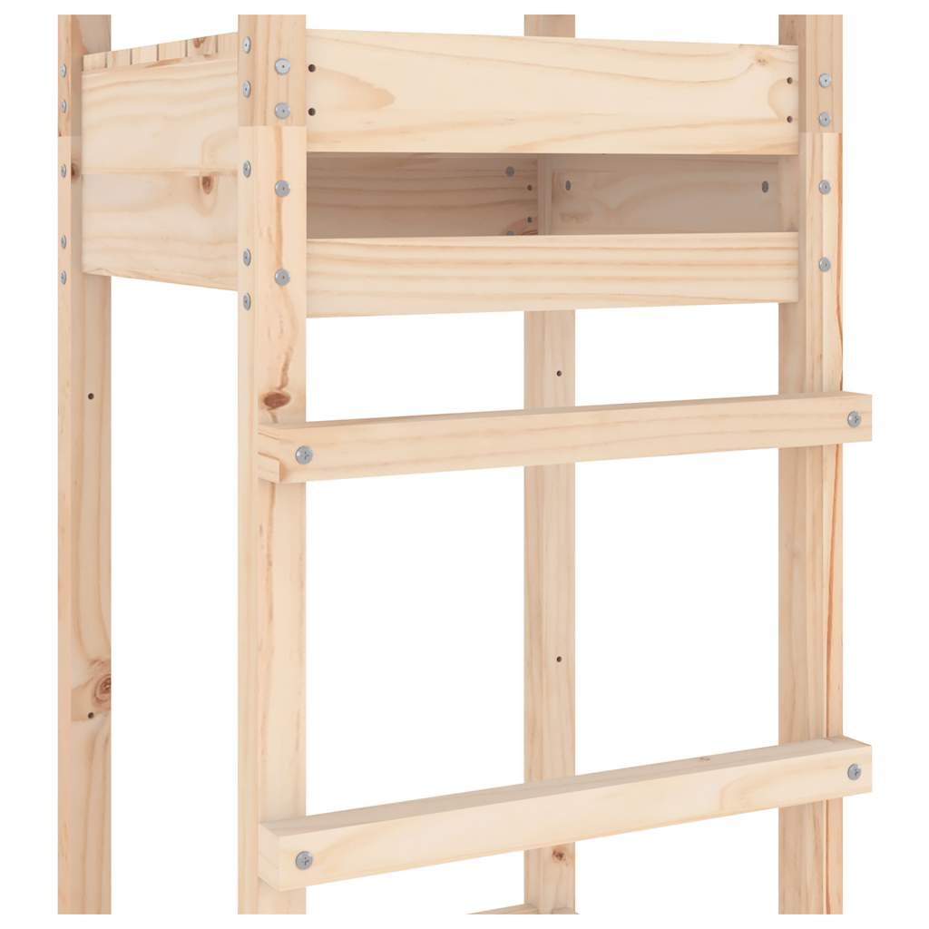Play Tower 52.5X46.5X206.5 Cm Solid Wood Pine