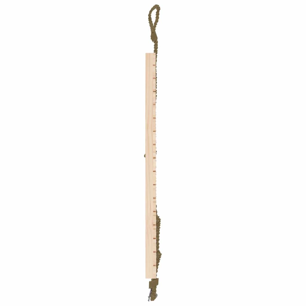 Play Climbing Wall with Rope 44.5x5x108 cm Solid Wood Pine