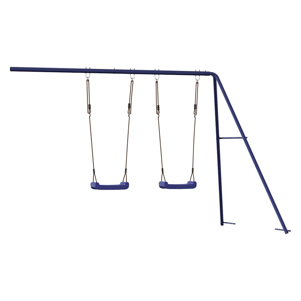 Play Swings 2 pcs Blue 265x156.5x155.5 cm Polypropylene