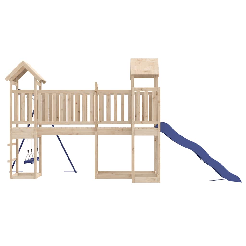 Outdoor Playset Solid Wood Pine