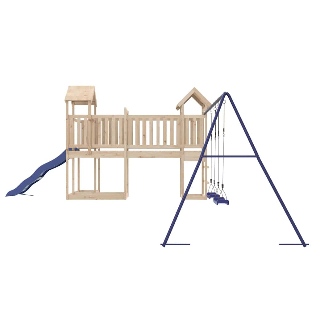 Outdoor Playset Solid Wood Pine