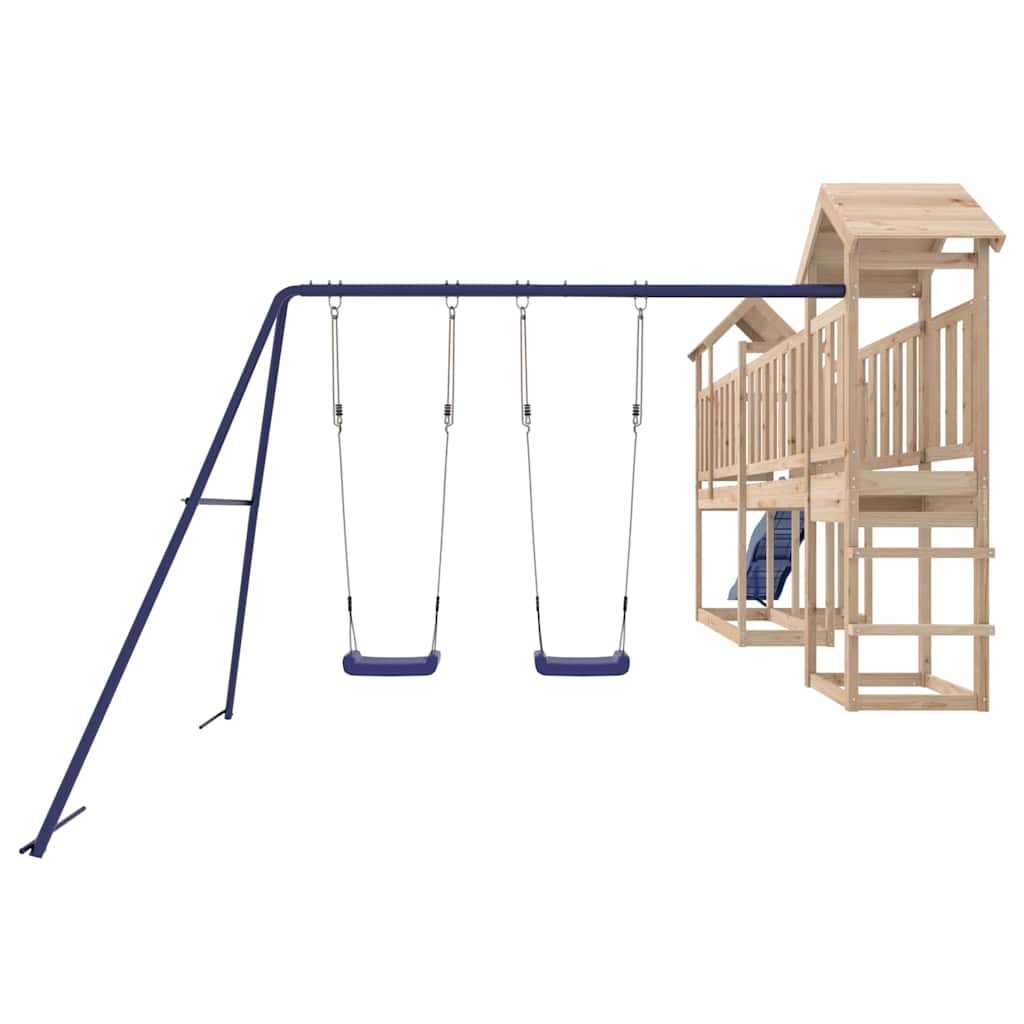 Outdoor Playset Solid Wood Pine