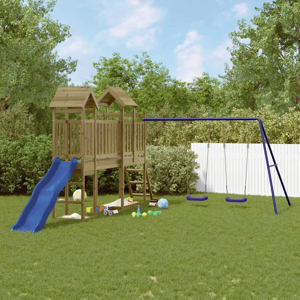 Outdoor Playset Impregnated Wood Pine