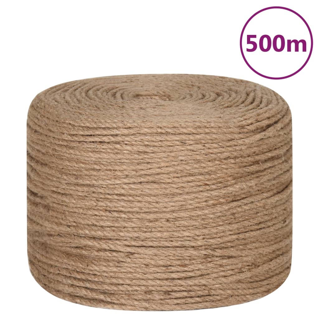 Jute Rope 500 m Long 4 mm Thick