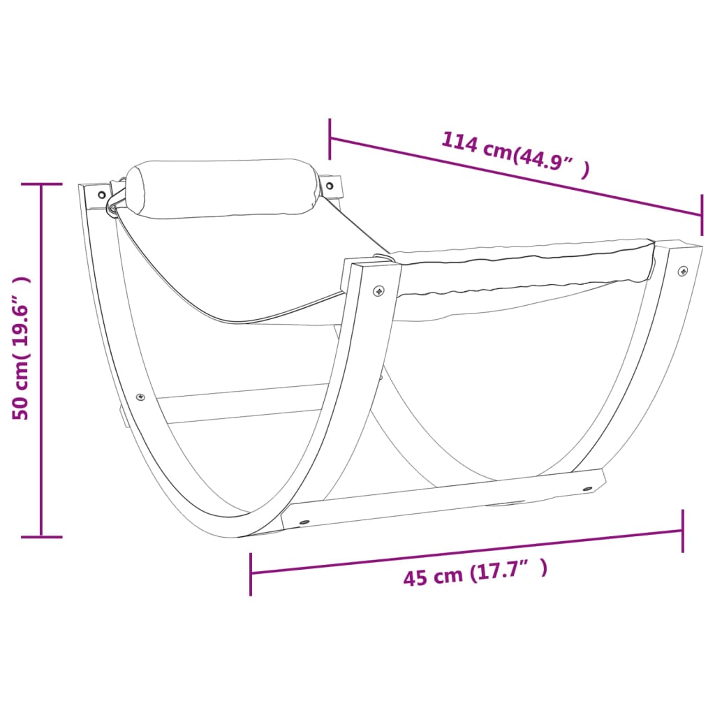 Rocking Hammock for Kids Blue and Green Fabric