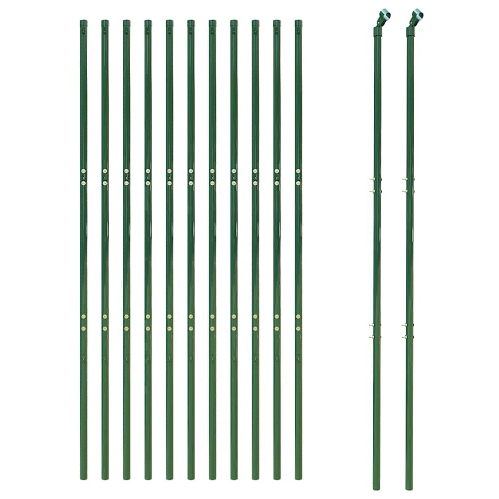 Chain Link Fence Green 1.6x25 m