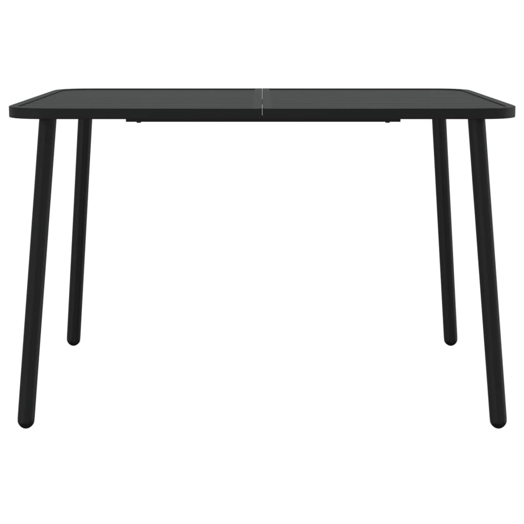 Garden Table Anthracite 110x80x71 cm Steel