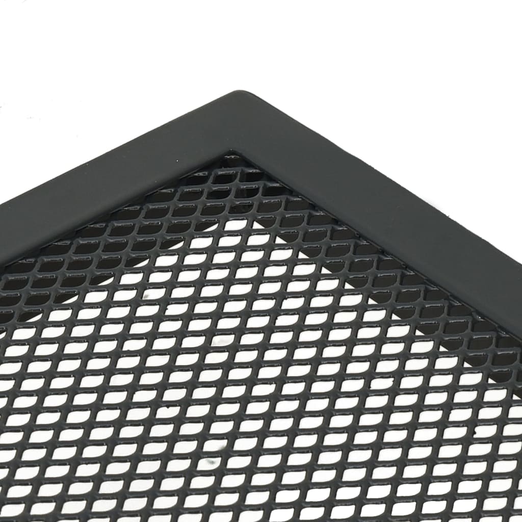 Folding Garden Table Anthracite 110x80x72 cm Steel Mesh