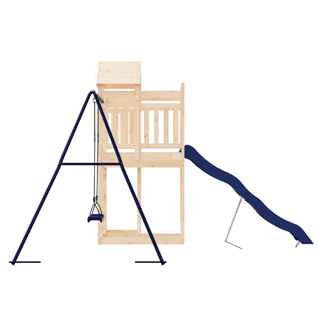 Outdoor Playset Solid Wood Pine