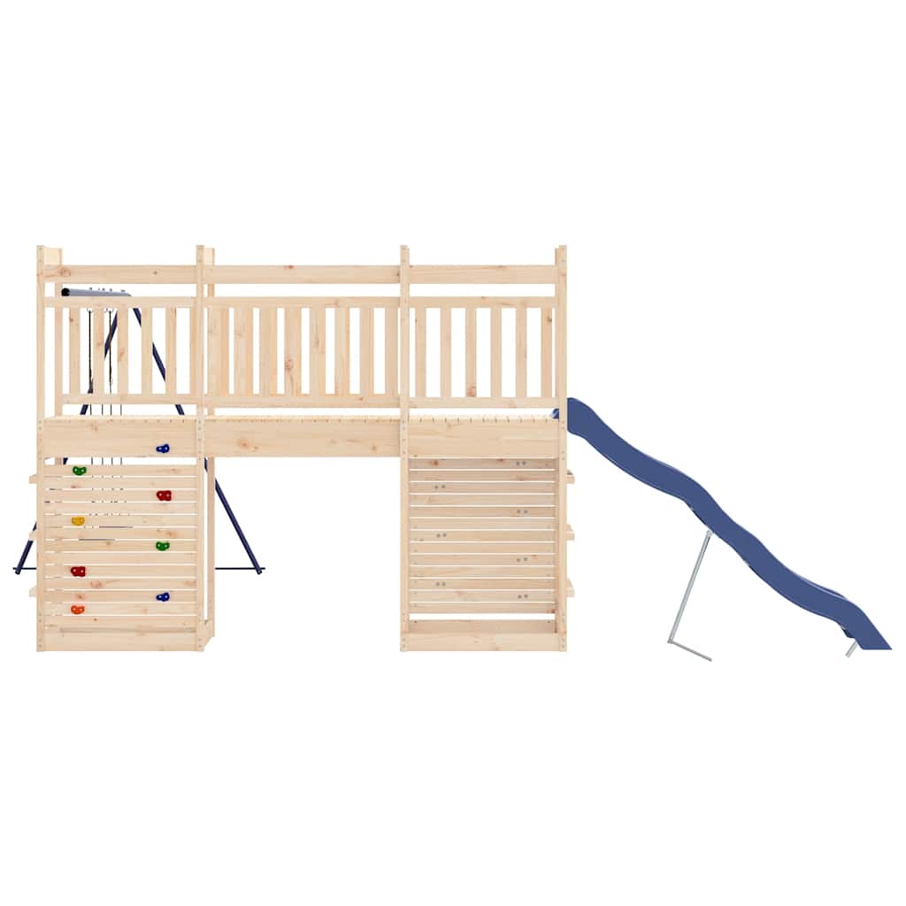 Outdoor Playset Solid Wood Pine