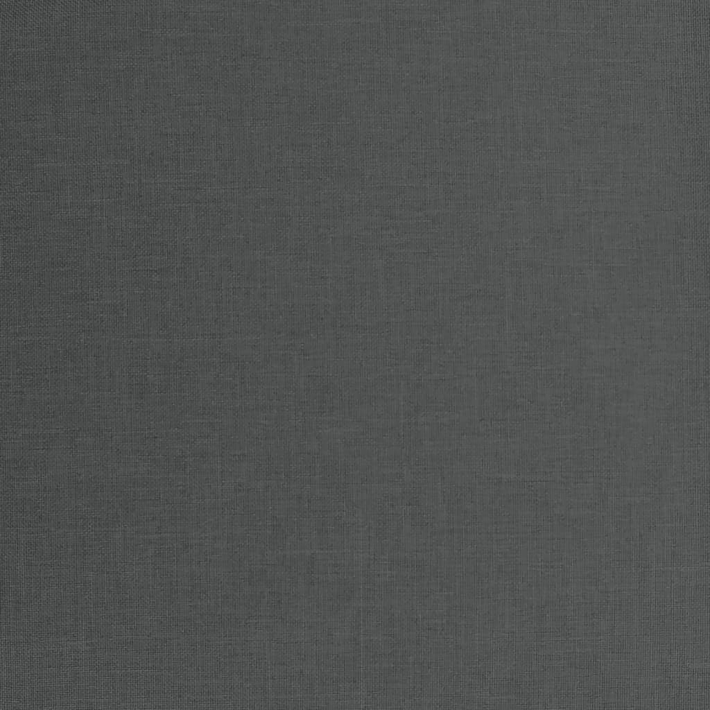 2-Seater Garden Bench with Cushion Grey Poly Rattan