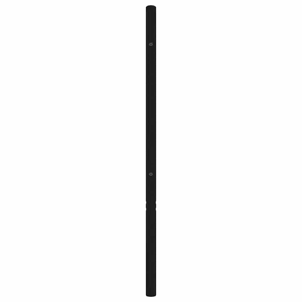 Metal Replace Headboard Black 135 cm
