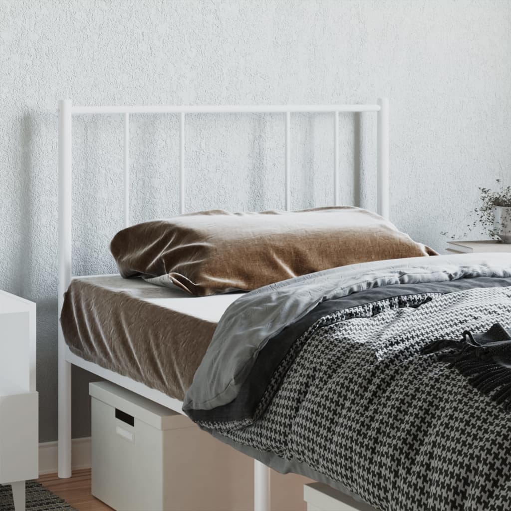 Metal Replace Headboard White 107 cm