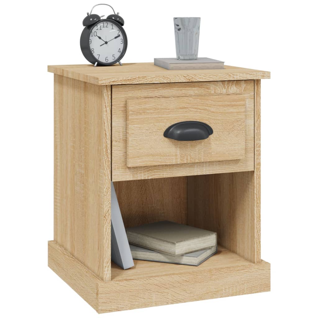 Bedside Cabinet Sonoma Oak 39x39x47.5 cm Engineered Wood