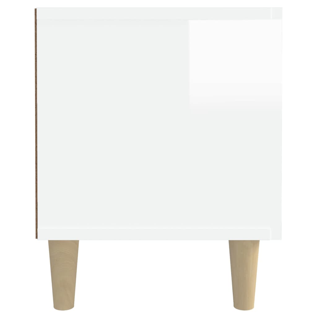 TV Cabinet High Gloss White 180x31.5x40 cm Engineered Wood