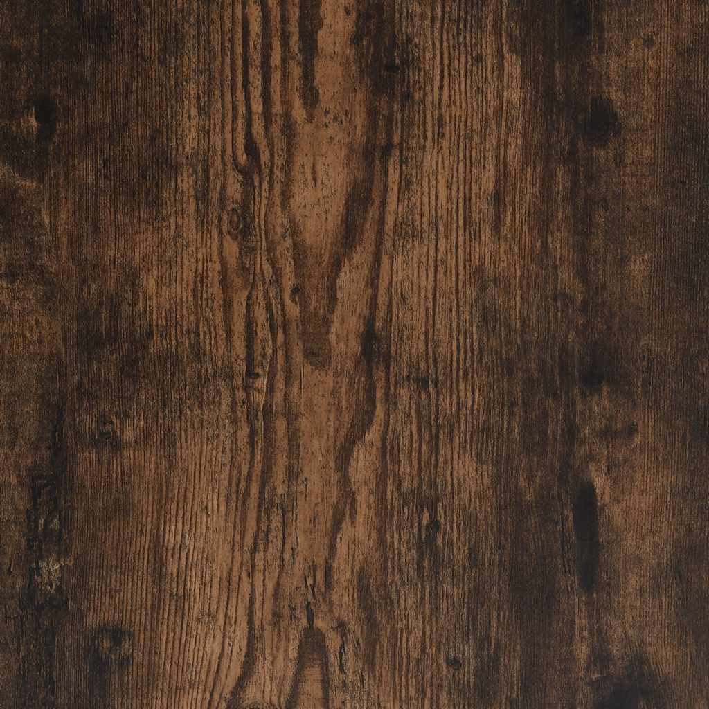 TV Cabinet Smoked Oak 100x35x50 cm Engineered Wood