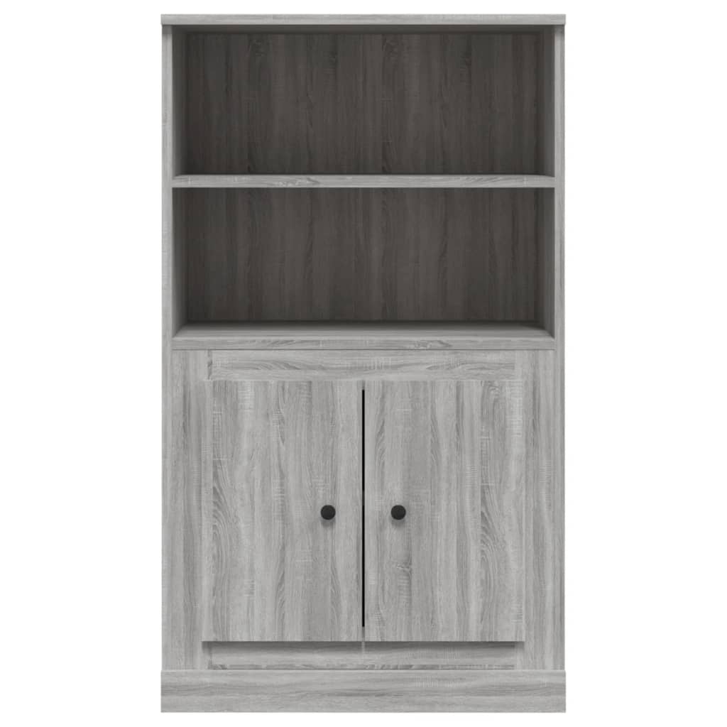 Highboard Grey Sonoma 60x35.5x103.5 cm Engineered Wood