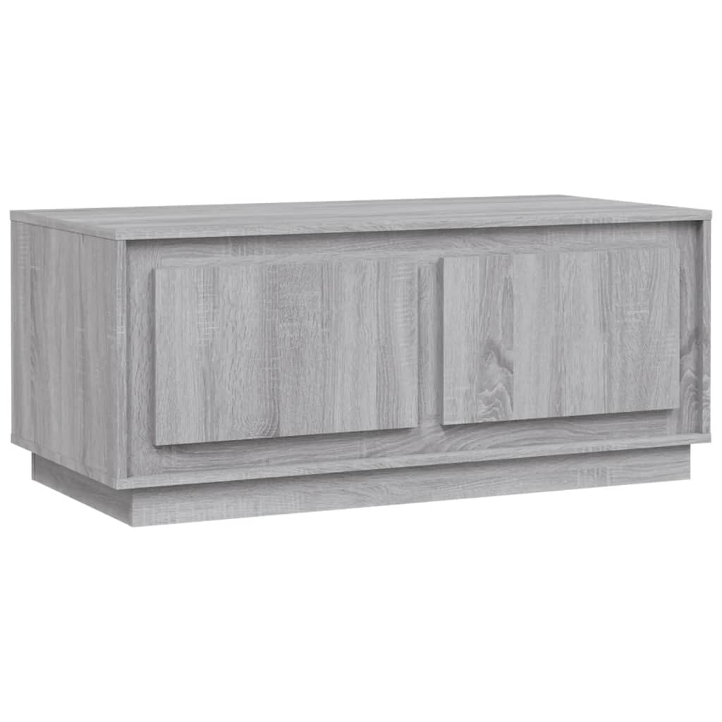 Coffee Table Grey Sonoma 102x50x44 cm Engineered Wood