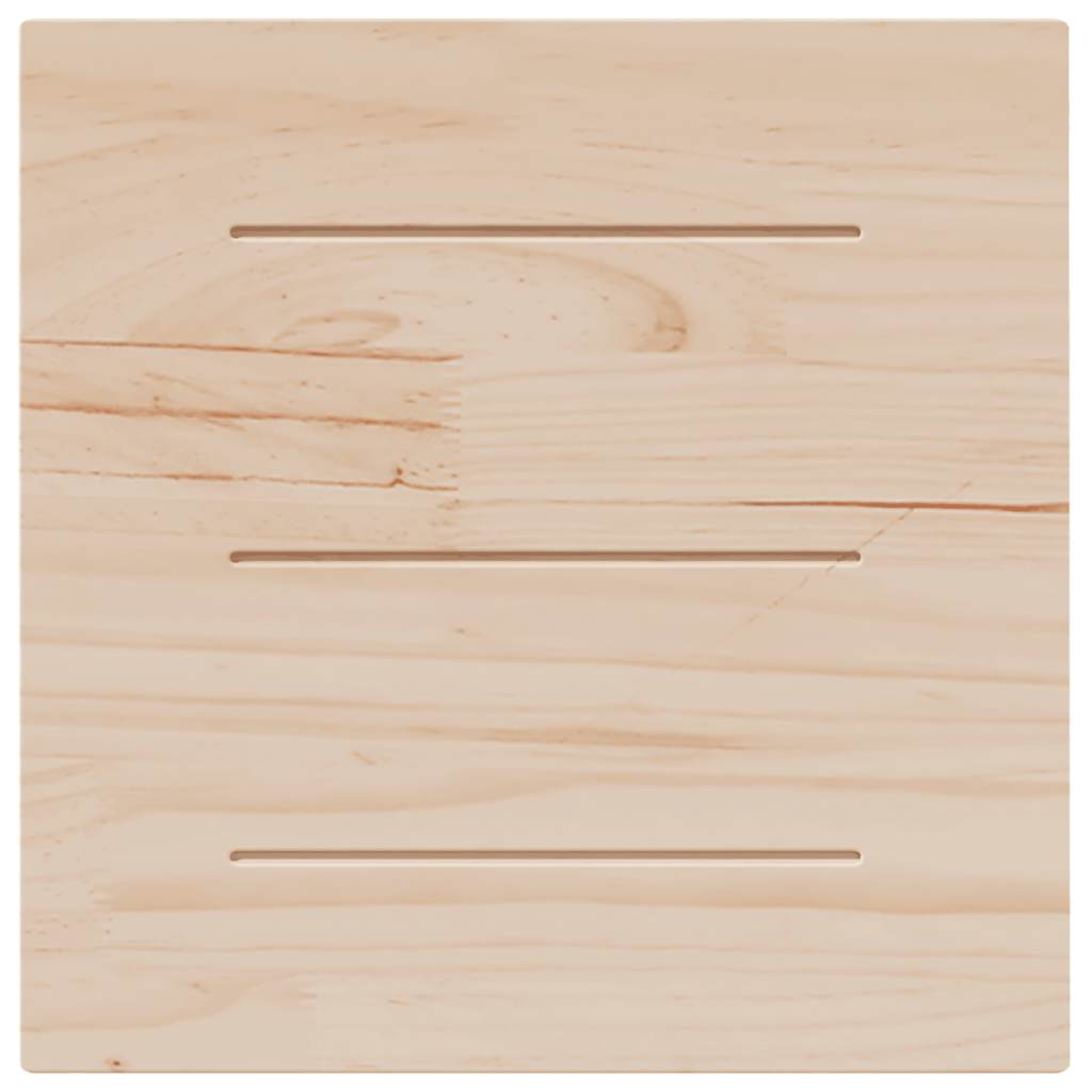 Table Top 50x50x2.5 cm Solid Wood Pine Square