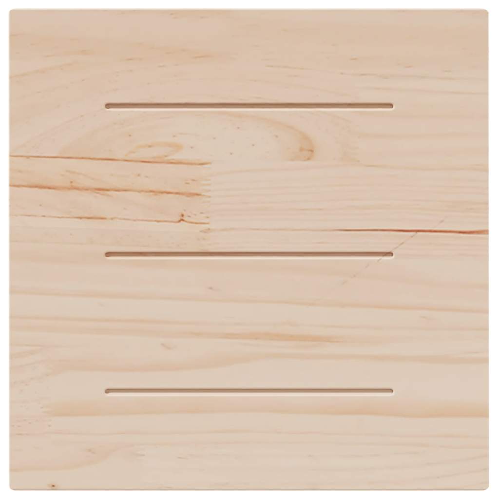 Table Top 60x60x2.5 cm Solid Wood Pine Square
