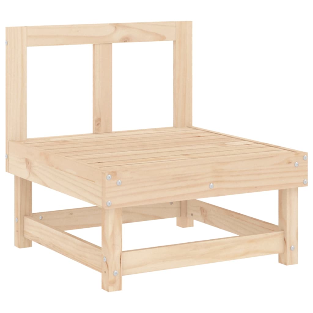 3 Piece Garden Lounge Set Solid Wood Pine