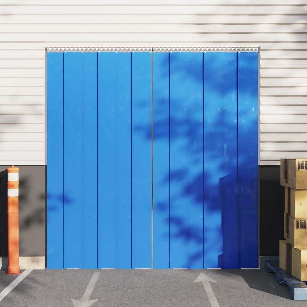 Door Curtain Blue 200 mmx1.6 mm 25 m PVC