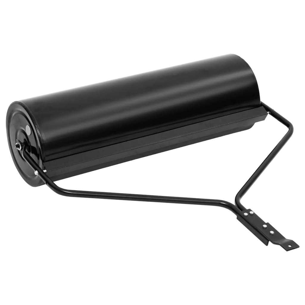 Garden Lawn Roller Push Black 63 L Iron