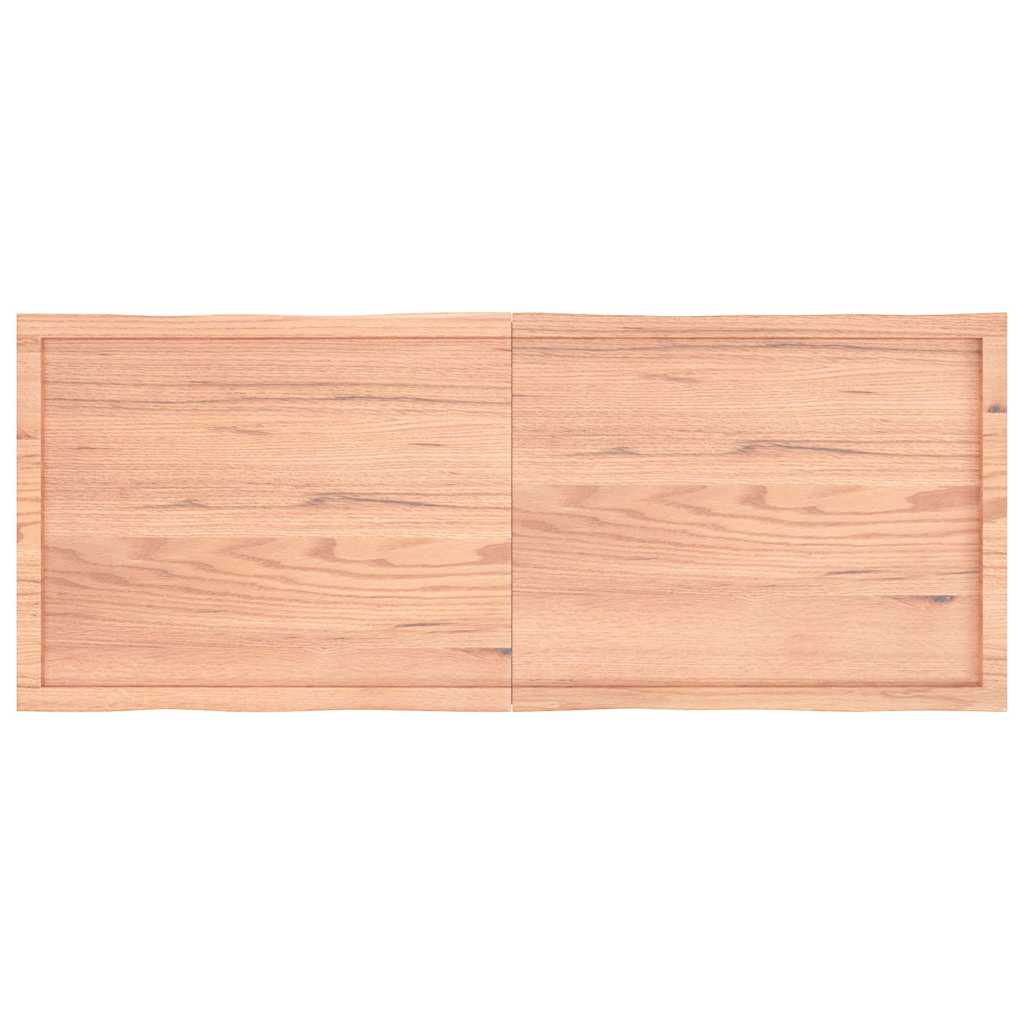 Table Top Light Brown 160x60x(2-4)cm Treated Solid Wood Live Edge