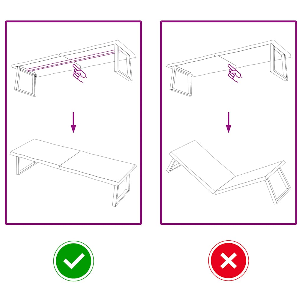 Table Top Light Brown 180x60x(2-6)cm Treated Solid Wood Live Edge