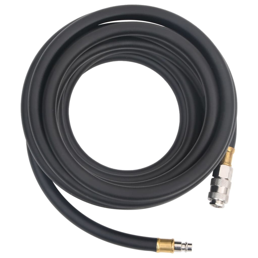 Hybrid Air Hose Black 0.6" 10 m Rubber and PVC