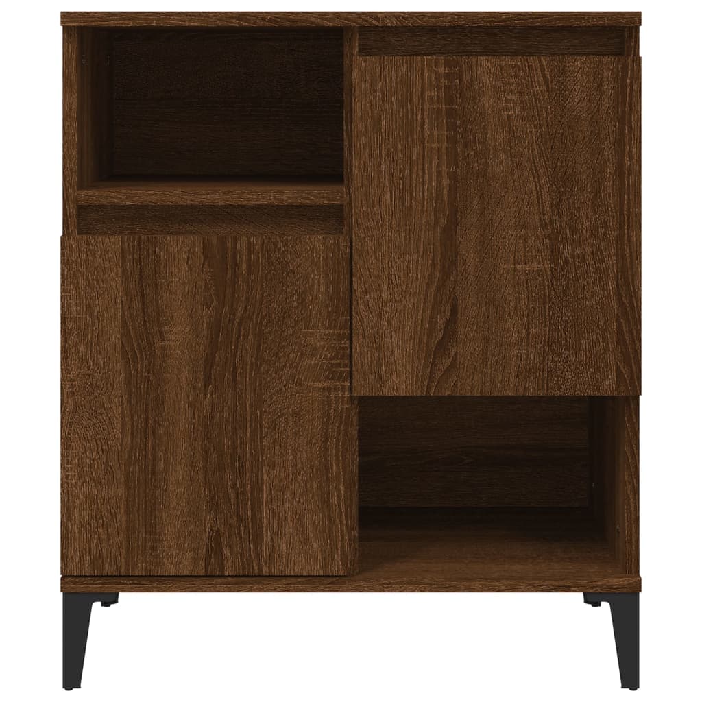 Sideboards 2 pcs Brown Oak 60x35x70 cm Engineered Wood
