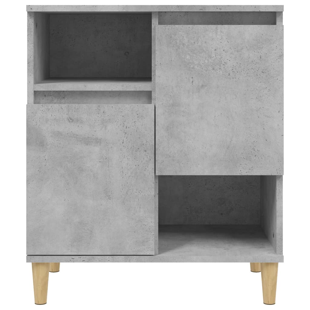 Sideboards 3 pcs Concrete Grey 60x35x70 cm Engineered Wood