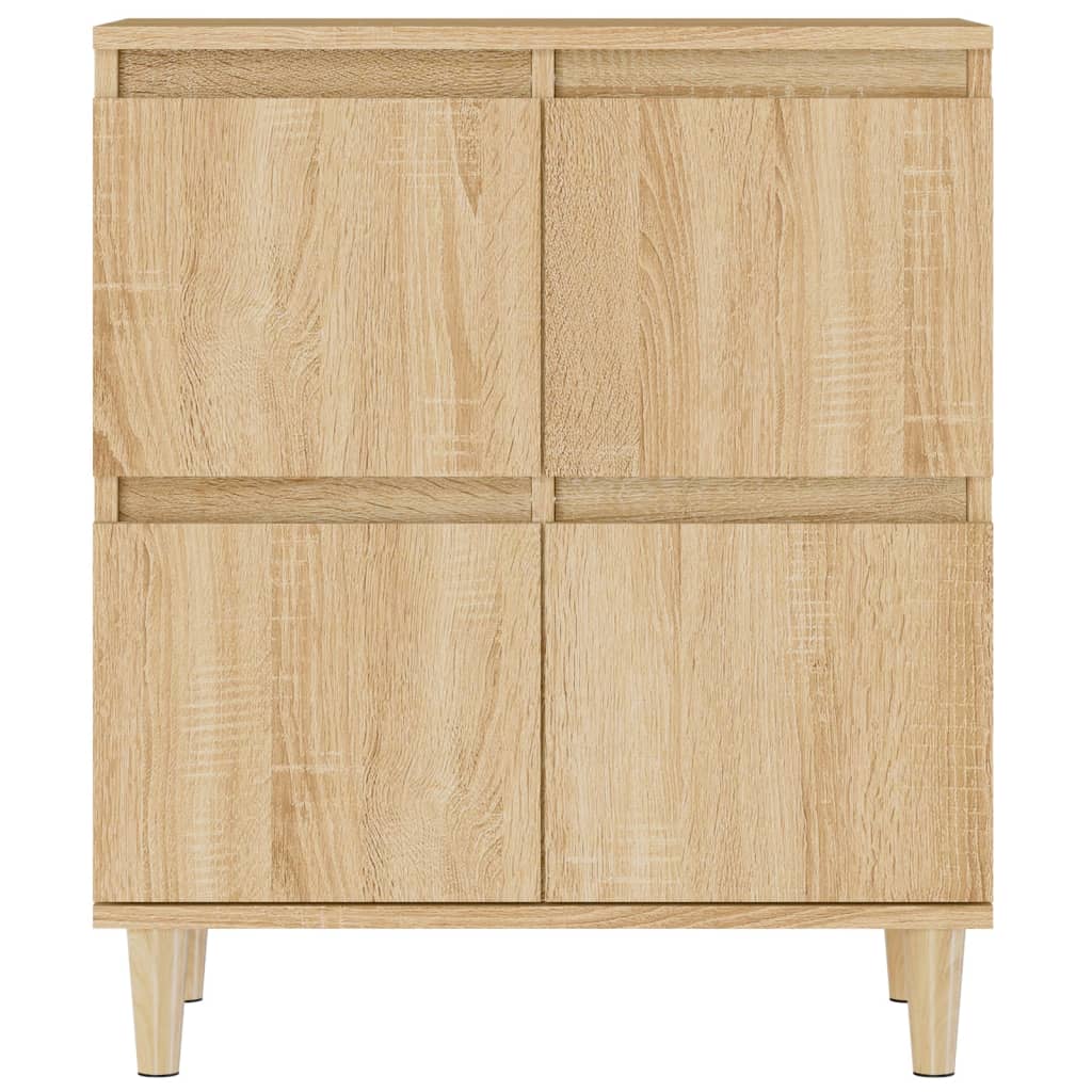 Sideboards 3 pcs Sonoma Oak 60x35x70 cm Engineered Wood